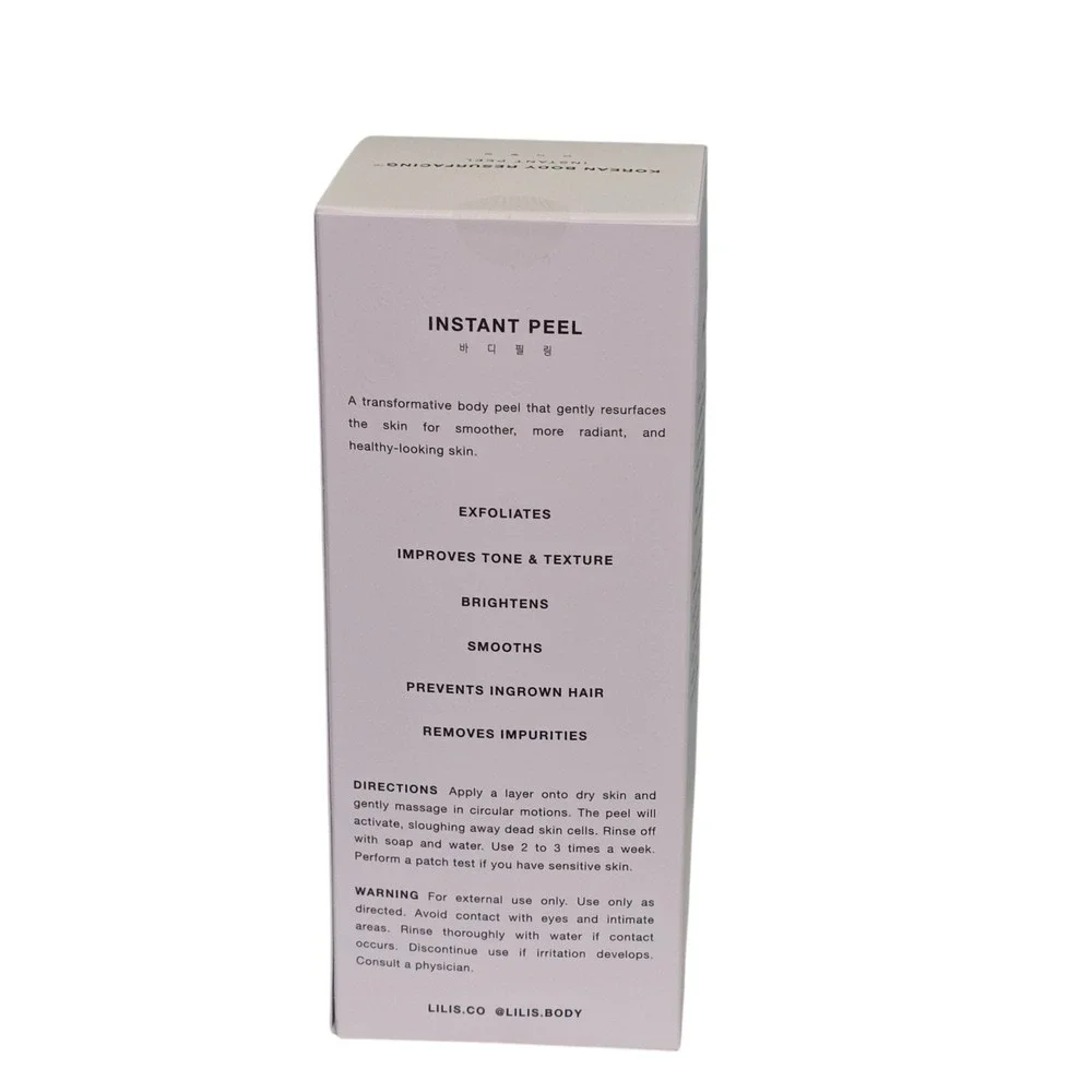 Lilis Korean Body Resurfacing Instant Peel Fragrance Free 320 ml‎ 10.82 fl oz